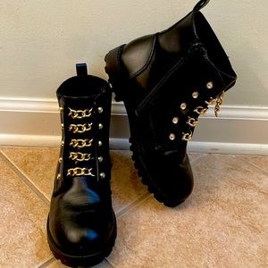 Girl Combat Boots